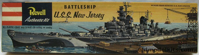 Revell 1/532 USS New Jersey - 'S' Issue, H316-198 plastic model kit